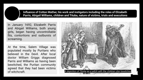 The Salem Witch Hunts: Lessons in Social Psychology